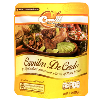 Carnitas de cerdo 8 oz Comal