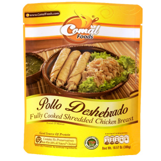 Pollo deshebrado 10.5 oz Comal