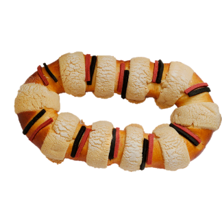 ROSCA DE REYES PREMIUM 1 KG/2 LB 3.3 OZ FULL BAKED