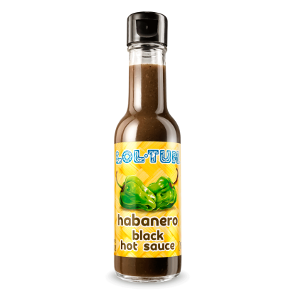 HABANERO CHILI BLACK SAUCE (BLACK) 150 ML (5 OZ)