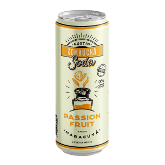 KOMBUCHA SODA PASSION FRUIT 355ML (12 OZ)